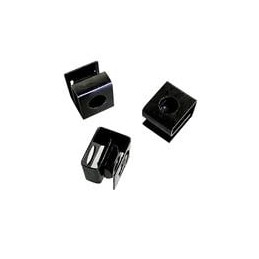 10 pcs : OCN-1032RH - Fan Filters & Accessories Cage Nuts (10-32 Thread), Round Hole, Black Zinc