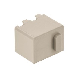 1 pcs - HARTING Crimp Connector Dummy Cube, 0 Way, Han-Modular, Han-Domino