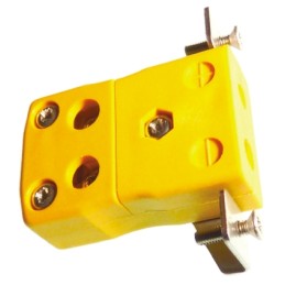 1 pcs - RS PRO Quickwire Panel Mount Thermocouple Connector for Use with Type K Thermocouple, Standard Size, ANSI Standard