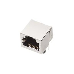 10 pcs : 43860-5025 - Modular Connectors / Ethernet Connectors Modjack RA LoPro 50AU Inv w/shield8/8
