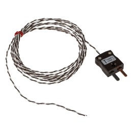 1 pcs - RS PRO Type T Thermocouple 2m Length, 1/0.2mm Diameter - +260°C