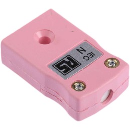 1 pcs - RS PRO In-Line Thermocouple Connector for Use with Type N Thermocouple, Miniature Size, IEC Standard