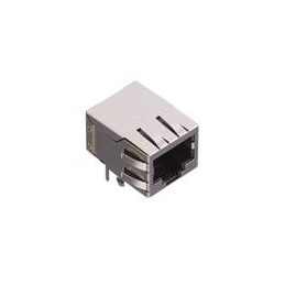 10 pcs : GSX-NS7-88-3.05 - Modular Connectors / Ethernet Connectors M/JK RT&lt, 8P8C SHD TP&SIDE TABS 305 BK