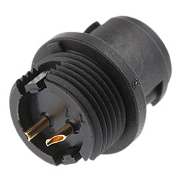 1 pcs - binder Circular Connector, 2 Contacts, Panel Mount, Subminiature Connector, Plug, Male, IP40, 710 Series