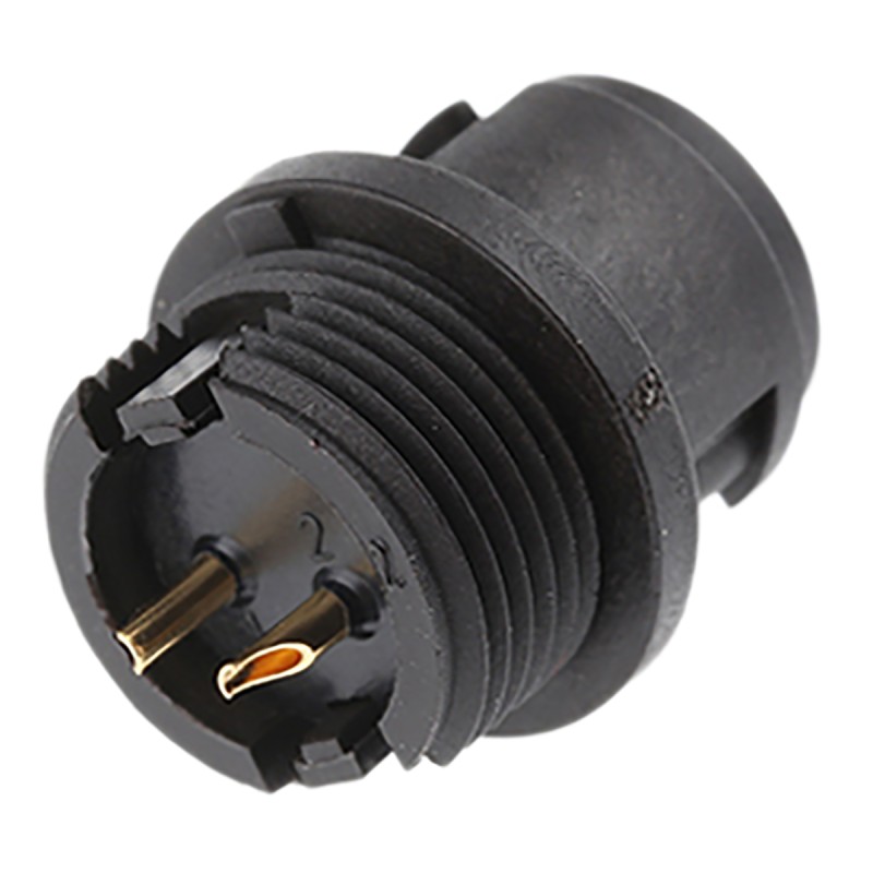 1 pcs - binder Circular Connector, 2 Contacts, Panel Mount, Subminiature Connector, Plug, Male, IP40, 710 Series