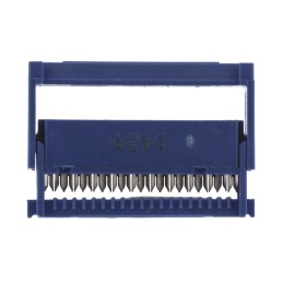 1 pcs - TE Connectivity AMP-LATCH 609 Series 2.54mm Pitch Right Angle Cable Mount IDC Connector, Socket, 20 Way, 2 Row