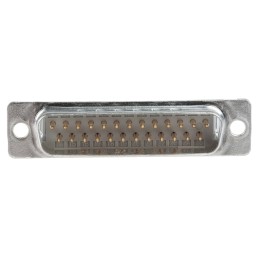 1 pcs - 3M 8200 25 Way Right Angle Cable Mount D-sub Connector Plug, 2.76mm Pitch