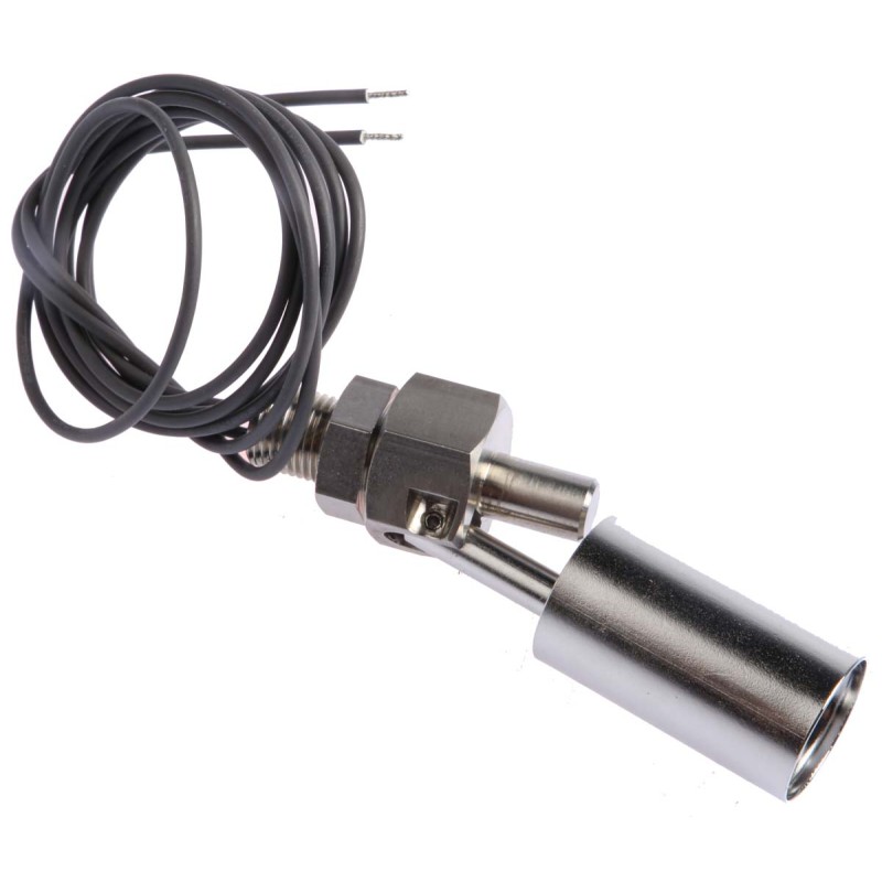 1 pcs - Cynergy3 SSF213 Series Horizontal Stainless Steel Float Switch, Float, 500mm Cable, NO/NC, 24V ac Max, 24V dc Max