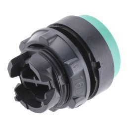 1 pcs - Schneider Electric Harmony XB5 Series Green Spring Return Push Button Head, 22mm Cutout, IP66, IP67