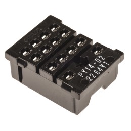 1 pcs - Omron 14 Pin 250V ac PCB Mount Relay Socket, for use with MY4IN, MY4IN1, MY4IN1-D2, MY4IN-CR, MY4IN-D2, MY4N, MY4N1,