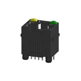 10 pcs : RJHSE-3382 - Modular Connectors / Ethernet Connectors Blocked Green LED for RJHSE Series