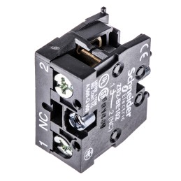 1 pcs - Schneider Electric XB2 Series Contact Block, 600V, 1NC