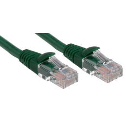 1 pcs - RS PRO Cat5e Male RJ45 to Male RJ45 Ethernet Cable, U/UTP, Green LSZH Sheath, 3m