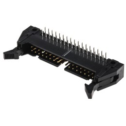 1 pcs - Hirose HIF3B Series Right Angle Through Hole PCB Header, 34 Contact(s), 2.54mm Pitch, 2 Row(s), Shrouded