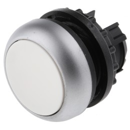 1 pcs - Eaton RMQ Titan M22 Series White Maintained Push Button Head, 22mm Cutout, IP69K