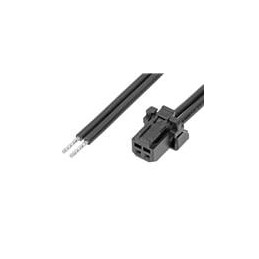 10 pcs : 219653-1021 - Rectangular Cable Assemblies Micro-One ISL Fem-Pigtail 2ckt 100mm