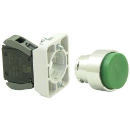 1 pcs - RS PRO Push Button Complete Unit, 22.5mm Cutout, SPST