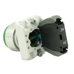 1 pcs - RS PRO Push Button Complete Unit, 22.5mm Cutout, SPST