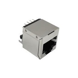 10 pcs : PCRJ45AUE - Modular Connectors / Ethernet Connectors RJ45 (TOP ENTRY) TH