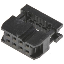 1 pcs - Amphenol 8-Way IDC Connector Socket for Cable Mount, 2-Row