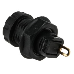 1 pcs - RS PRO Black, Red Female Banana Socket, 4 mm Connector, 30A, 1000V, Gold Plating