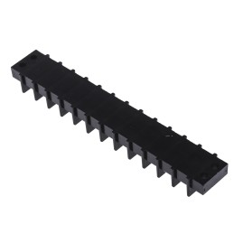 1 pcs - RS PRO Non-Fused Terminal Block, 12-Way, 20A, 12 AWG Wire, Screw Termination