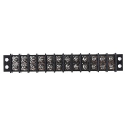 1 pcs - RS PRO Non-Fused Terminal Block, 12-Way, 20A, 12 AWG Wire, Screw Termination