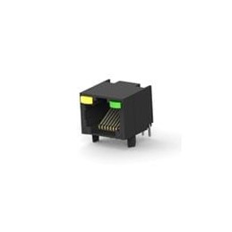 10 pcs : 5406533-1 - Modular Connectors / Ethernet Connectors 8P 1X1 RJ45 GRN/YEL