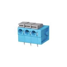 10 pcs : TBL004-508-09BE-2GY - Fixed Terminal Blocks Terminal block, screwless, 5.08, Horizontal, 9 Blue w Grey button