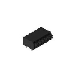 10 pcs : 691410110006 - Fixed Terminal Blocks WR-TBL 3.5mm pitch Monoblock THT Black Horizontal Dual Pin cable entry Screwless P