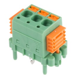 1 pcs - Phoenix Contact SDC 2.5/ 3-PV-5.0-ZB Series PCB Terminal Block, 3-Contact, 5mm Pitch, Through Hole Mount, 1-Row, Screw