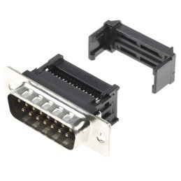 1 pcs - RS PRO 15 Way Cable Mount D-sub Connector Plug, 2.77mm Pitch
