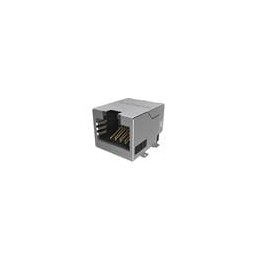 10 pcs : RJE3A1886102N - Modular Connectors / Ethernet Connectors Modular Jack - 8P8C, RA, Cat5E, SMT, Single Port, Shield Witho