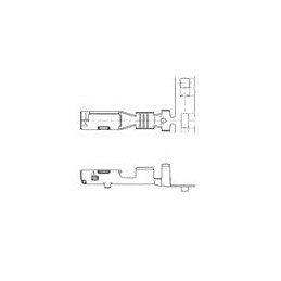 10 pcs : 7116411202 - Automotive Connectors TERM YESC FEM 2.8MM UNSLD