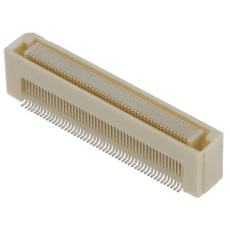 1 pcs - Hirose FunctionMAX FX8C Series Straight Surface Mount PCB Socket, 100-Contact, 2-Row, 0.6mm Pitch, Solder Termination