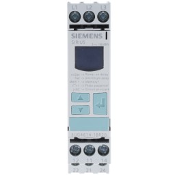 1 pcs - Siemens Phase, Voltage Monitoring Relay, 3 Phase, DPDT, 160 - 690V ac, DIN Rail