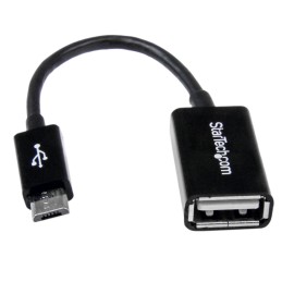 1 pcs - StarTech.com USB 2.0 Cable, Male Micro USB B to Female USB A Cable, 130mm