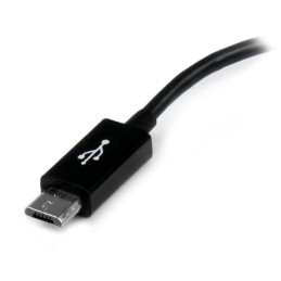 1 pcs - StarTech.com USB 2.0 Cable, Male Micro USB B to Female USB A Cable, 130mm