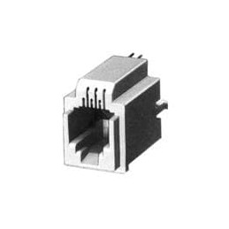 10 pcs : TM3R-66(50) - Modular Connectors / Ethernet Connectors 6P F MODULAR JACK BRD MNT THROUGH HOLE