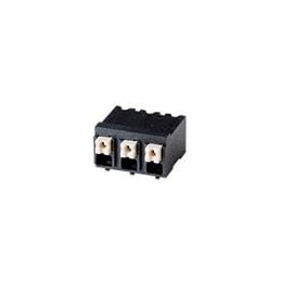 10 pcs : TBLH11-508-05BK - Fixed Terminal Blocks Screwless, High Temperature, 5.08 mm pitch, Black with Gray Button