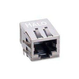 10 pcs : HCJ11-802SK - Modular Connectors / Ethernet Connectors Shielded 1X1 Tab Dwn RJ45 NO LED