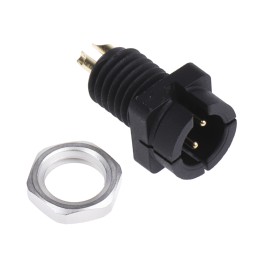 1 pcs - binder Circular Connector, 3 Contacts, Panel Mount, Subminiature Connector, Plug, Male, IP40, 719 Series