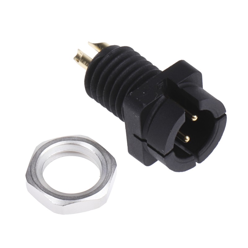 1 pcs - binder Circular Connector, 3 Contacts, Panel Mount, Subminiature Connector, Plug, Male, IP40, 719 Series