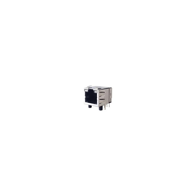10 pcs : RJE3718804A0 - Modular Connectors / Ethernet Connectors RJE3718804A0-RJ45 RA No Shield LEDs
