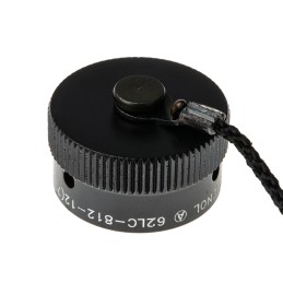 1 pcs - Amphenol 62GB MIL-DTL-26482 Plug Dust Cap, Shell Size 12, with Zinc Cobalt Finish, Aluminium