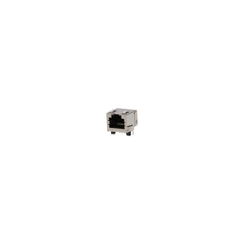 10 pcs : 43860-0013 - Modular Connectors / Ethernet Connectors RA 8/8 INVERTED RJ45 all panel tabs