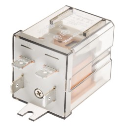 1 pcs - Finder Flange Mount Non-Latching Relay, 24V ac Coil, SPST