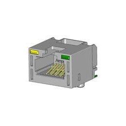 10 pcs : RJE3A1880412 - Modular Connectors / Ethernet Connectors MODULAR JACK