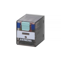 1 pcs - Siemens Plug In Power Relay, 24V dc Coil, 8A Switching Current, DPDT