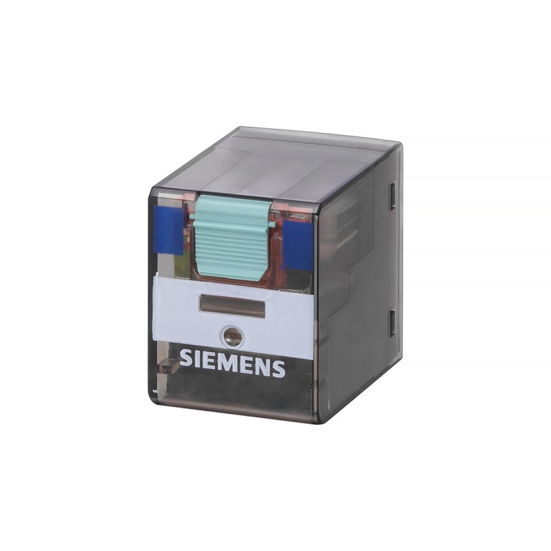 1 pcs - Siemens Plug In Power Relay, 24V dc Coil, 8A Switching Current, DPDT